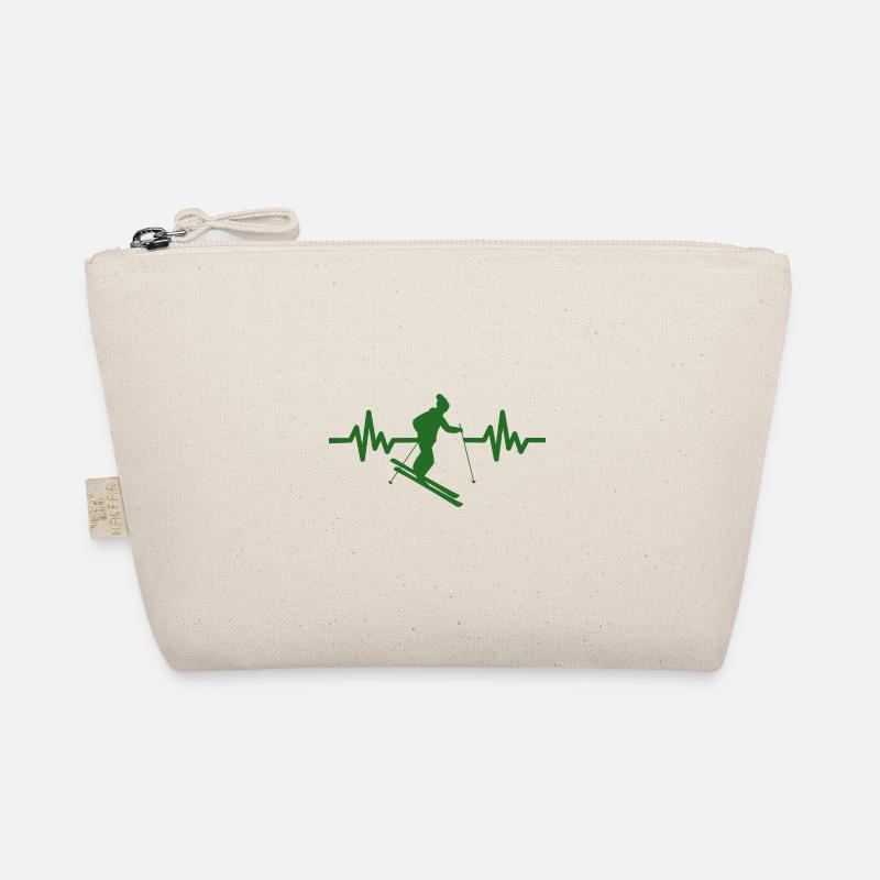 Heartbeat Skiing Ski freestyle Organic Pouch