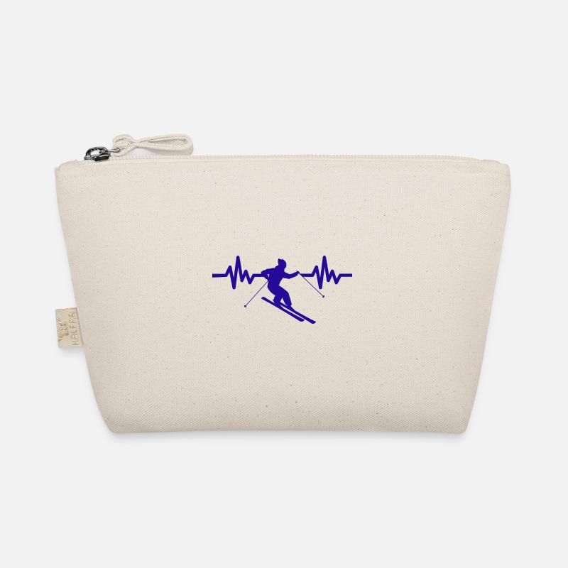 Heartbeat Skiing Ski freestyle Organic Pouch