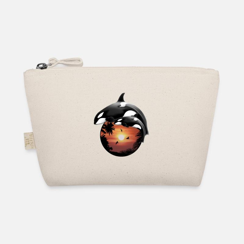 Orca killer whale palm beach Organic Pouch