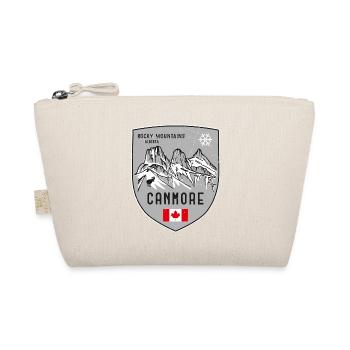 Canmore Three Sisters Kanada Wappen - Bio-Täschchen - Natur - Vorne