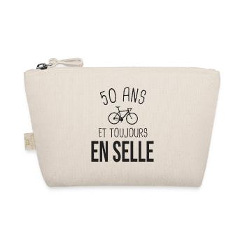 50 ans en selle cadeau drole pour cycliste vélo - Trousse biologique - nature - Devant