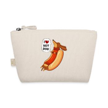 Hot Dog and Humor - Organic Pouch - nature - Front