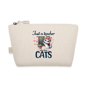 Enseignante Qui Adore Les Chats - Trousse biologique - nature - Devant