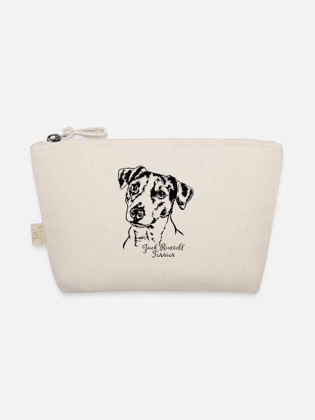 JACK RUSSELL TERRIER Portrait Wilsigns - Bio-Täschchen - Natur