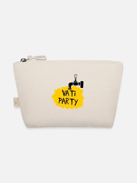 Vati Party ( Vatertag ) - Bio-Täschchen - Natur - Vorne