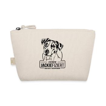 JACKIEFIZIERT Jack Russell Terrier Hunde Wilsigns - Bio-Täschchen - Natur - Vorne