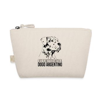 DOGO ARGENTINO La vie est meilleure Hunde Wilsigns - Trousse biologique - nature - Devant