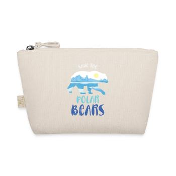 Save the polar bear design for the - Organic Pouch - nature - Front