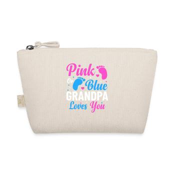 Grand-père rose ou bleu vous aime Genre - Trousse biologique - nature - Devant