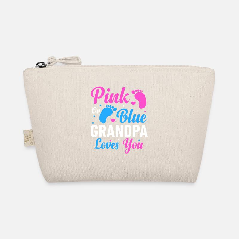 Rosa Oder Blauer Opa Liebt Dich Geschlecht Bio-Täschchen