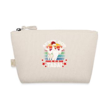 After God created me, He said Tada - Organic Pouch - nature - Front