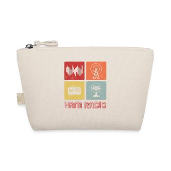Ham Radio 4 Box Design for Amateur Radio Operators - Organic Pouch - nature - Front