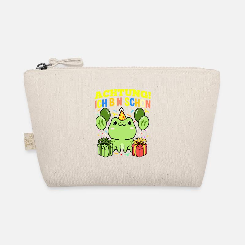 Achtung Ich Bin Schon 11 Geburtstag Frosch Bio-Täschchen