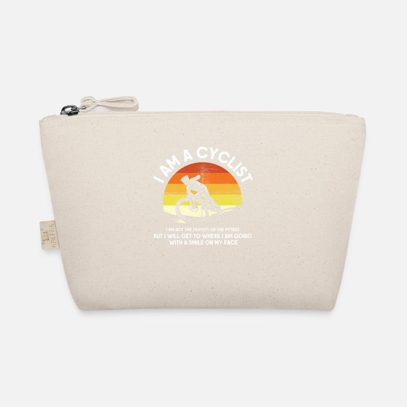 I am a cyclist design for a bike tour Organic Pouch
