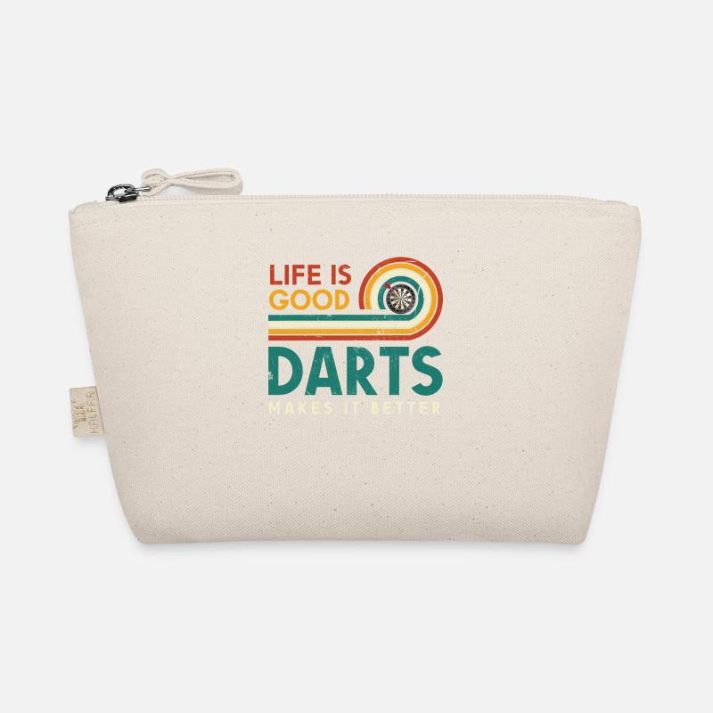 Life Is Good Darts Makes It A Better One Organic Pouch