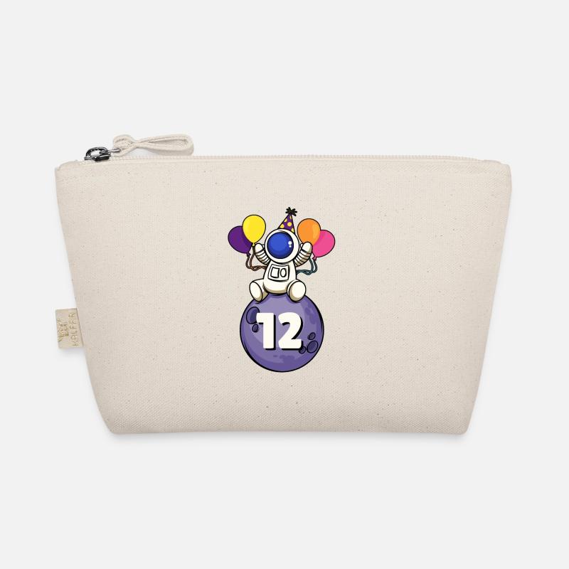 12 years old space birthday 12th birthday Organic Pouch