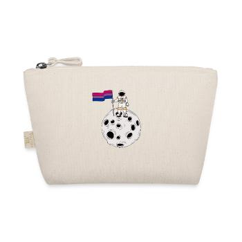 Astronaute bisexuel sur la lune Drapeau Bi Pride - Trousse biologique - nature - Devant