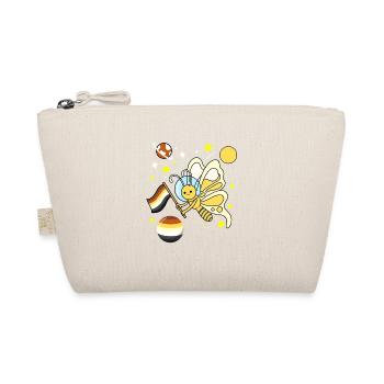 Schmetterling Astronaut Gay Bear Pride - Bio-Täschchen - Natur - Vorne