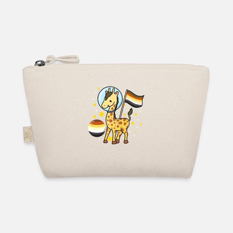 Girafe Astronaute Gay Bear Pride Trousse biologique