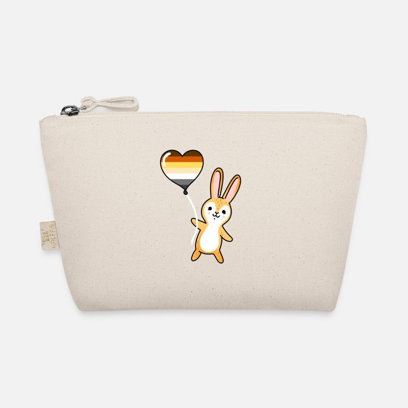 Rabbit Heart Balloon Gay Bear Pride Trousse biologique