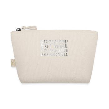 Introverted but ready to talk about basketball - Organic Pouch - nature - Front