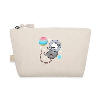 Opossum Astronaute Genderflux Pride - Trousse biologique - nature - Devant