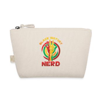 Black History Nerd For The Proud - Organic Pouch - nature - Front