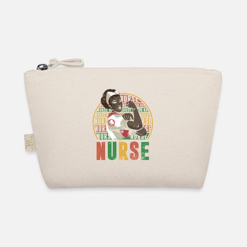 Nurse For Pride Black Organic Pouch