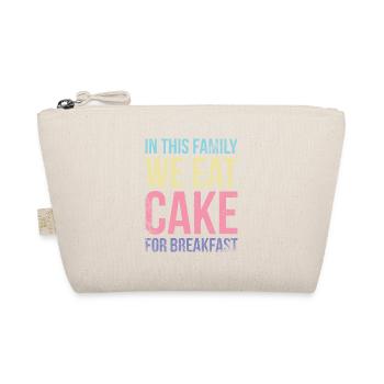 Dans cette famille, nous mangeons du gâteau à la boulangerie ou - Trousse biologique - nature - Devant