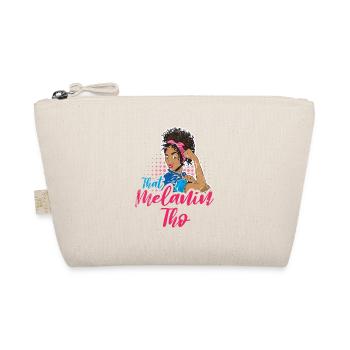 This Melanin Tho For Pride African American - Organic Pouch - nature - Front