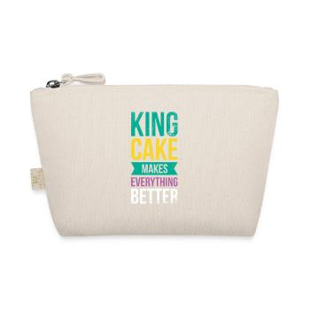 King Cake Makes Everything Better for Baker Or - Organic Pouch - nature - Front