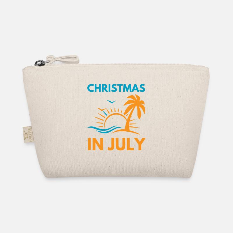 Conception de Noël en juillet pour les chrétiens et la plage Trousse biologique
