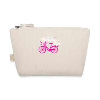 Have a cheerful ride design for bikers or - Organic Pouch - nature - Front