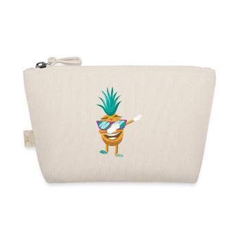 Dabbing Pineapple Sunglasses Design For The - Organic Pouch - nature - Front