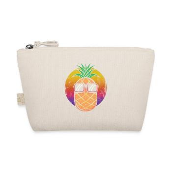 Ananas-sonnenbrillen-design Für Strandliebhaber - Bio-Täschchen - Natur - Vorne