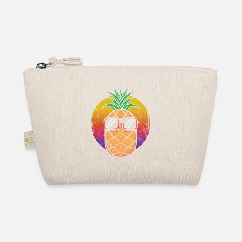Pineapple Sunglasses Design For Beach Lovers Organic Pouch