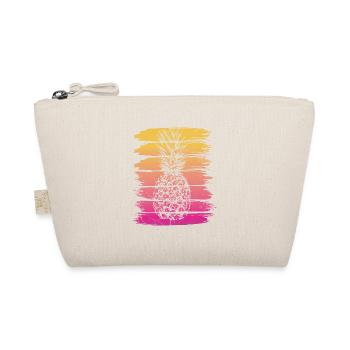 Pineapple retro design For beach lovers Pineapple - Organic Pouch - nature - Front