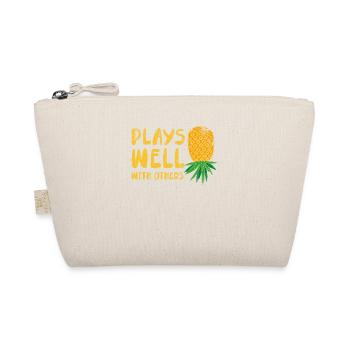 Plays well with other designs for beach lovers - Organic Pouch - nature - Front