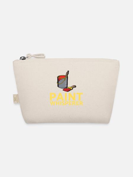 Paint Whisperer Decorator Design Für Maler - Bio-Täschchen - Natur - Vorne