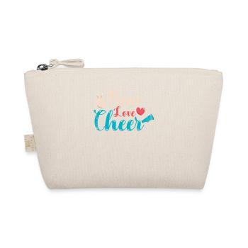 Peace Love Applause Design for - Organic Pouch - nature - Front