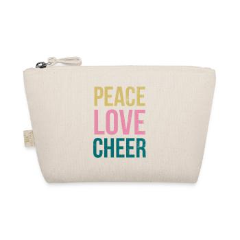 Peace Love Applause Design for - Organic Pouch - nature - Front