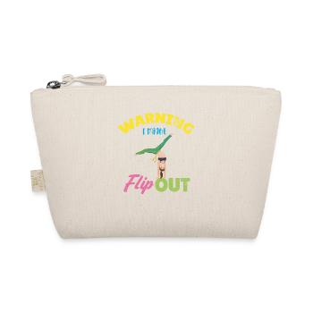 Warning: I could use the design for cheerleaders - Organic Pouch - nature - Front