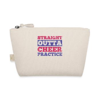 Straight Outta Cheer Practice for Cheerleaders - Organic Pouch - nature - Front