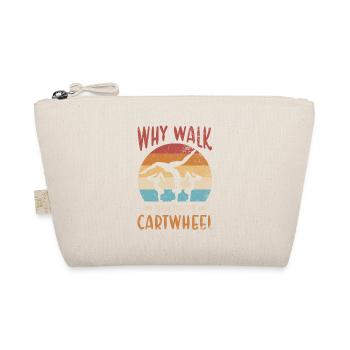 Why go when hitting a wheel for cheerleaders - Organic Pouch - nature - Front