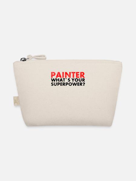 Painter Was Ist Ihr Supermacht-design Für Painter? - Bio-Täschchen - Natur - Vorne
