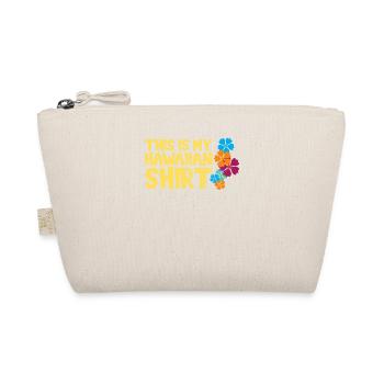 Ceci est mon design de fleur de chemise hawaïenne pour - Trousse biologique - nature - Devant