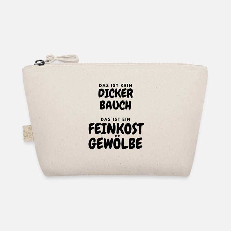 Dicker Bauch Feinkost Gewölbe - Lustiger Spruch Bio-Täschchen