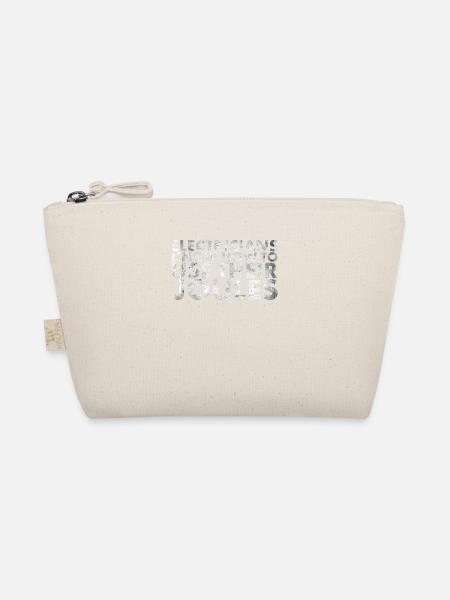 Electricians know how to use it for lineman and - Organic Pouch - nature - Front