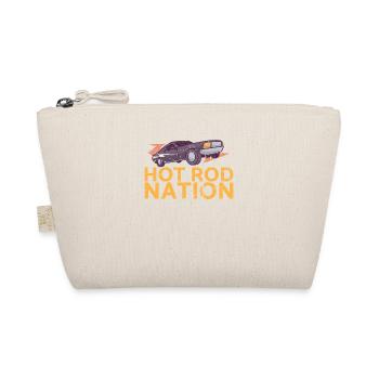 Hot Rod Nation Design for classic car fans - Organic Pouch - nature - Front