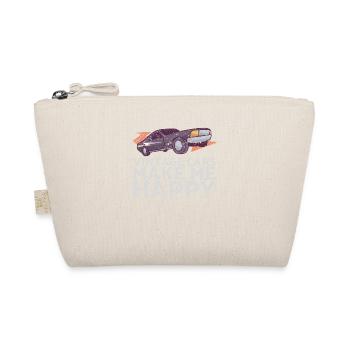 Classic cars make me happy Design for classic cars - Organic Pouch - nature - Front